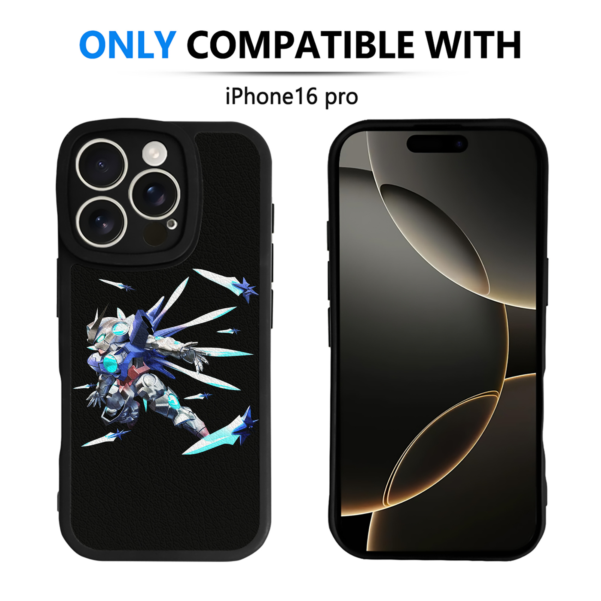 （画像用） 機動戦士ガンダム Mobile Suit Gundam 【iPhone 16シリーズ対応】シリコンスマホケース（レザー調） 材質：シリコン